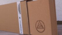 Reiseset Kopschinakork in flacher Box mit Institutssiegel